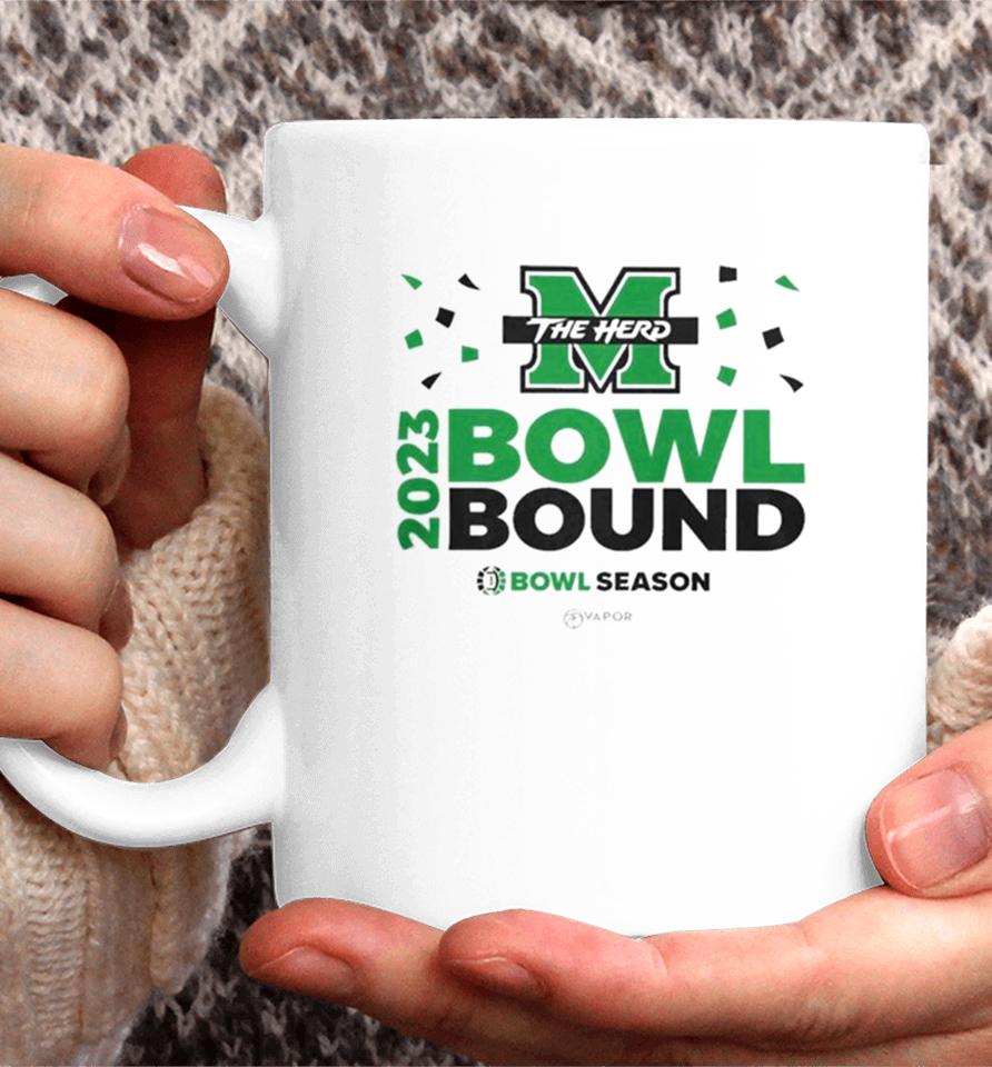 Marshall Thundering Herd Football Bowl Bound 2023 Bowl Season Coffee Mug