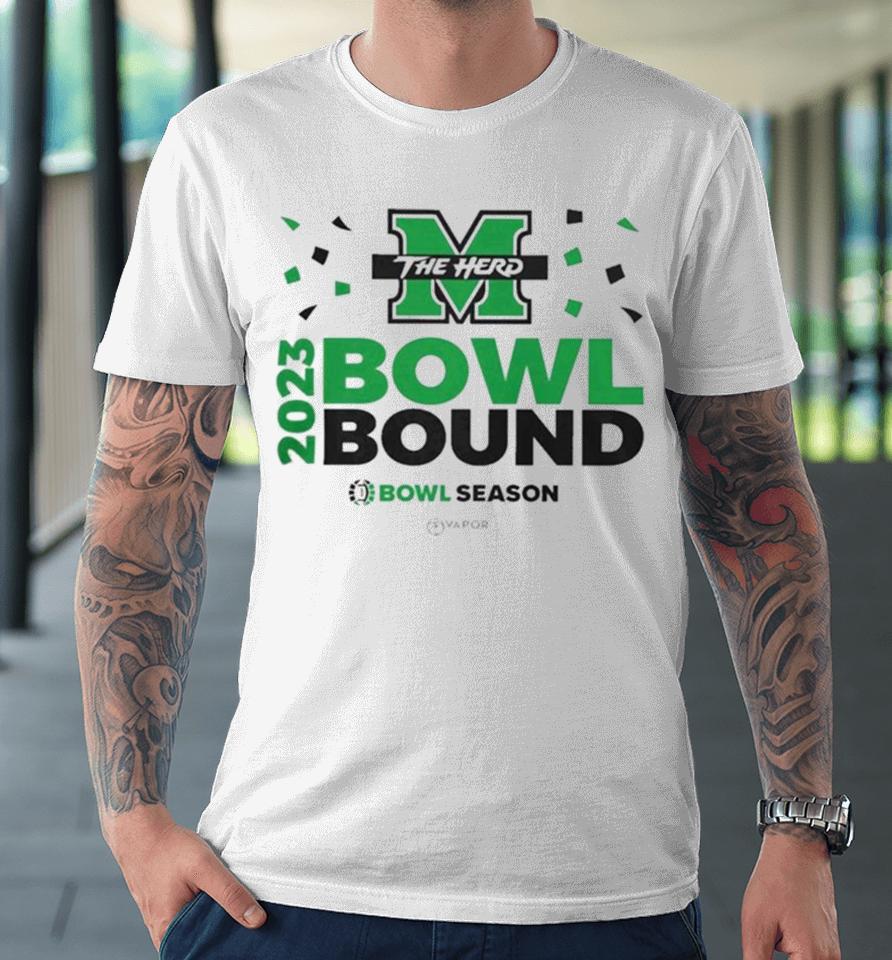 Marshall Thundering Herd Football Bowl Bound 2023 Bowl Season Premium T-Shirt