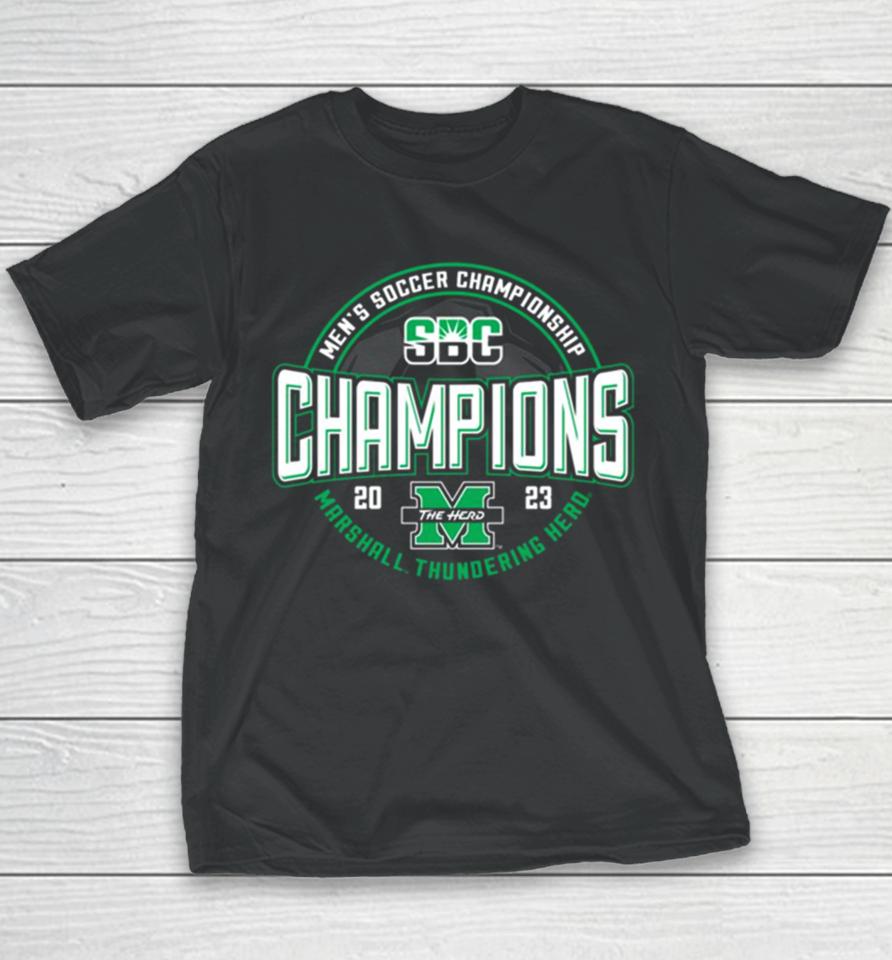 Marshall Thundering Herd Sun Belt Conference Champions 2023 Youth T-Shirt