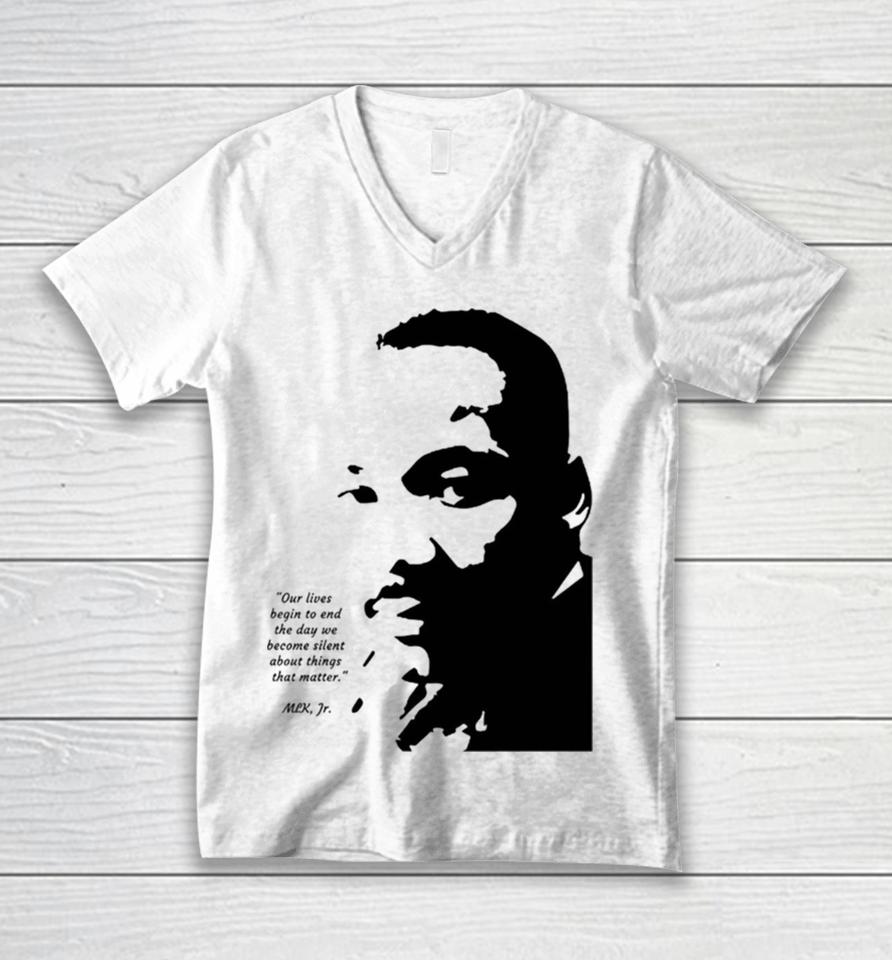 Martin Luther King Jr. I Have A Dream Unisex V-Neck T-Shirt