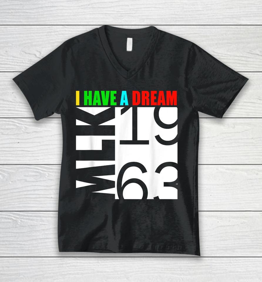 Martin Luther King Jr Unisex V-Neck T-Shirt