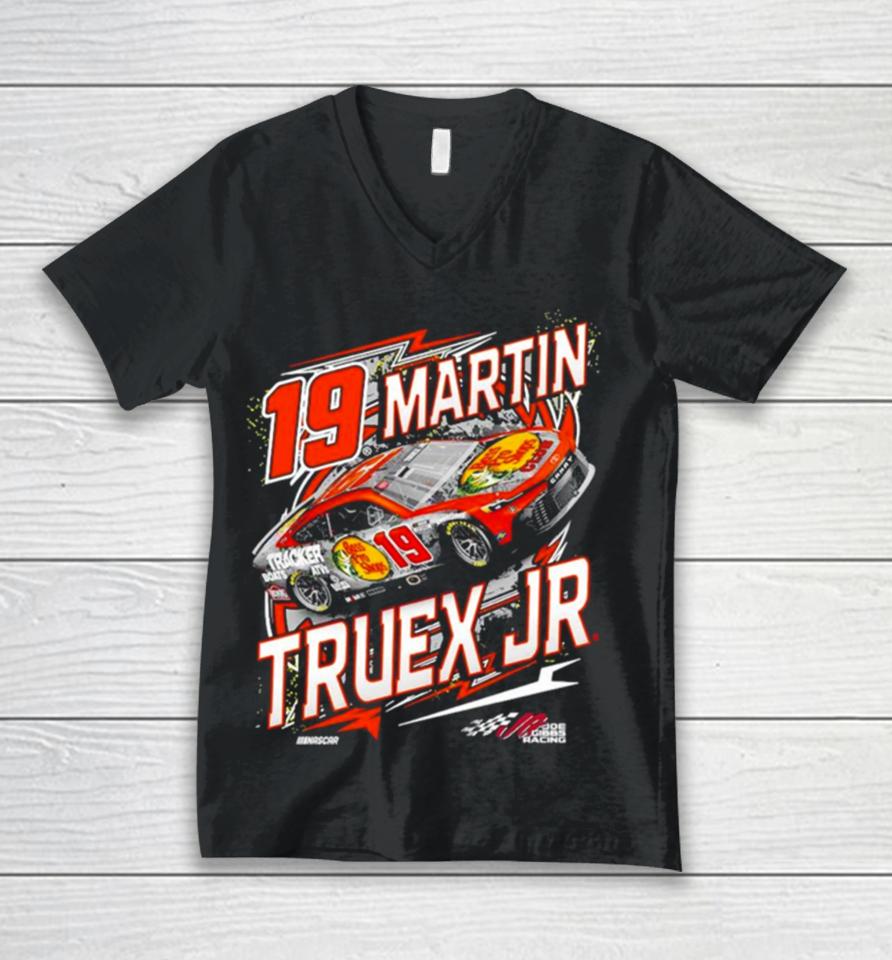 Martin Truex Jr Joe Gibbs Racing Team Collection Youth Bass Pro Shops Backstretch Unisex V-Neck T-Shirt