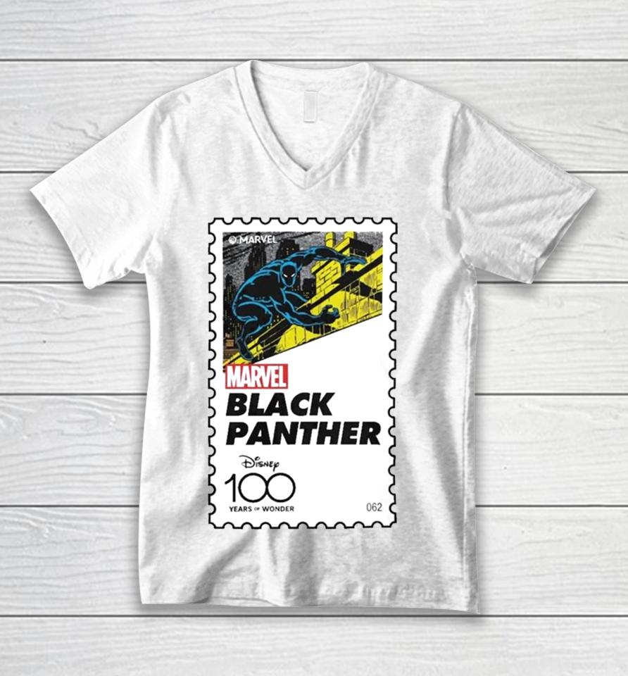 Marvel Panther Graphic Disney 100 Years Of Wonder Unisex V-Neck T-Shirt