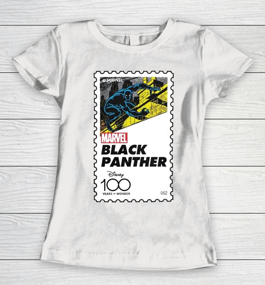 Marvel Panther Graphic Disney 100 Years Of Wonder Women T-Shirt