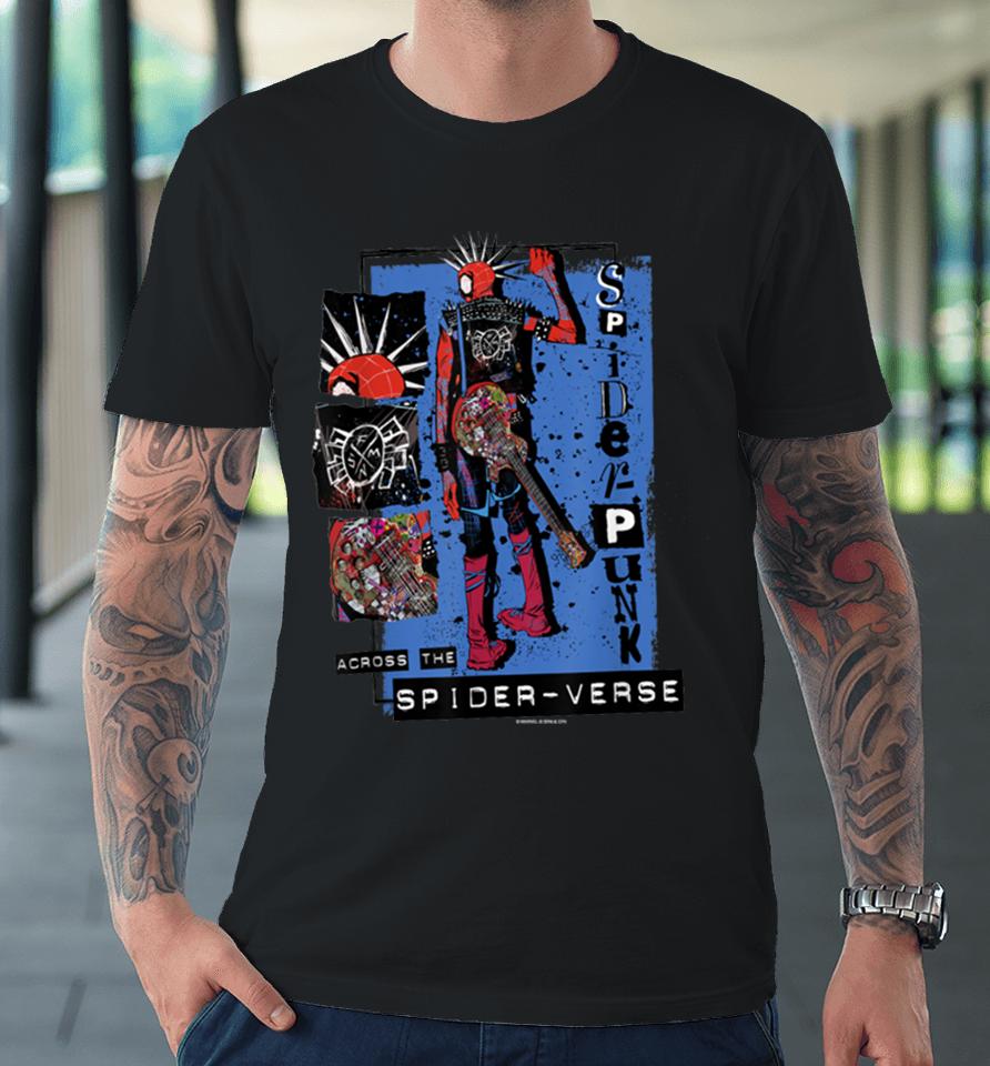 Marvel Spider Man Across The Spider Verse Punk Power Girls Premium T-Shirt