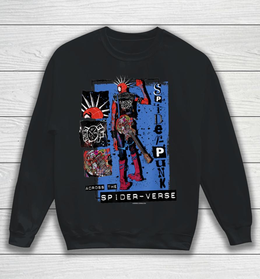 Marvel Spider Man Across The Spider Verse Punk Power Girls Sweatshirt