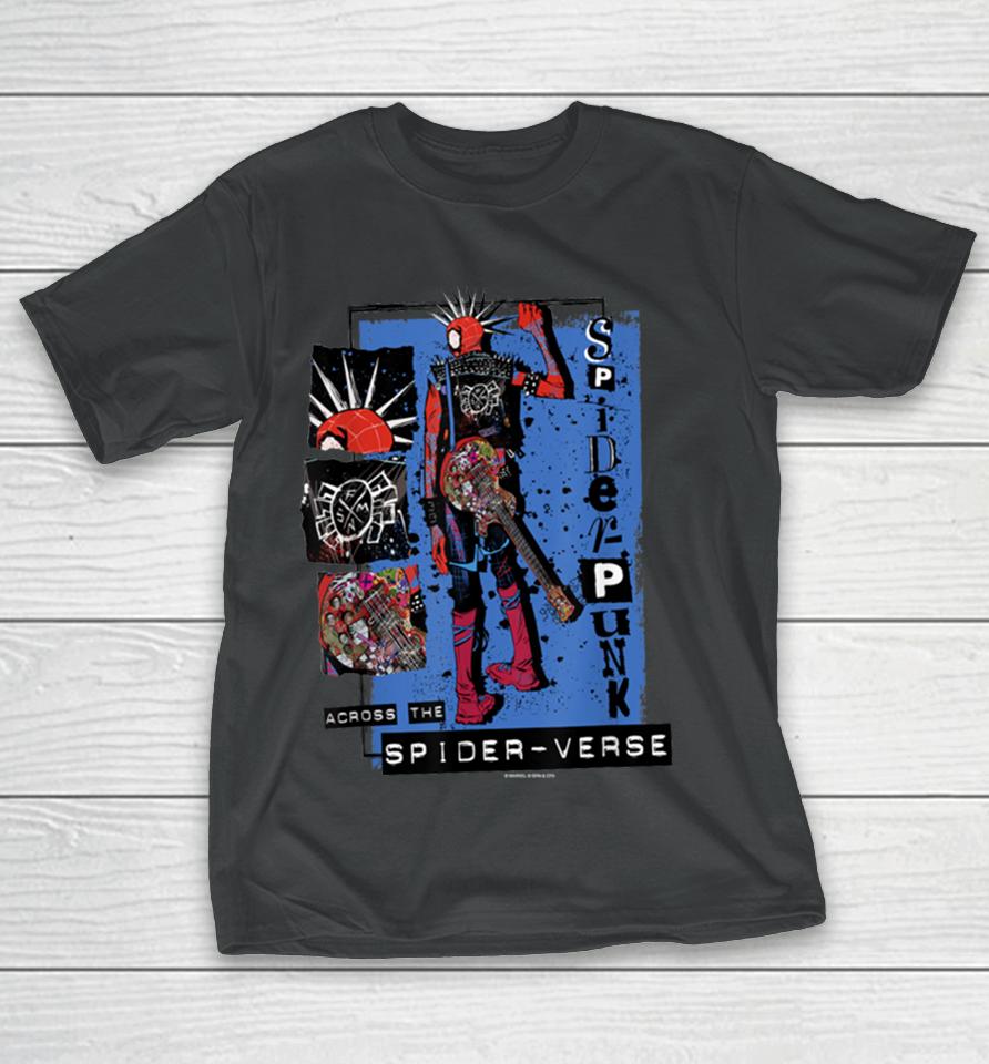 Marvel Spider Man Across The Spider Verse Punk Power Girls T-Shirt