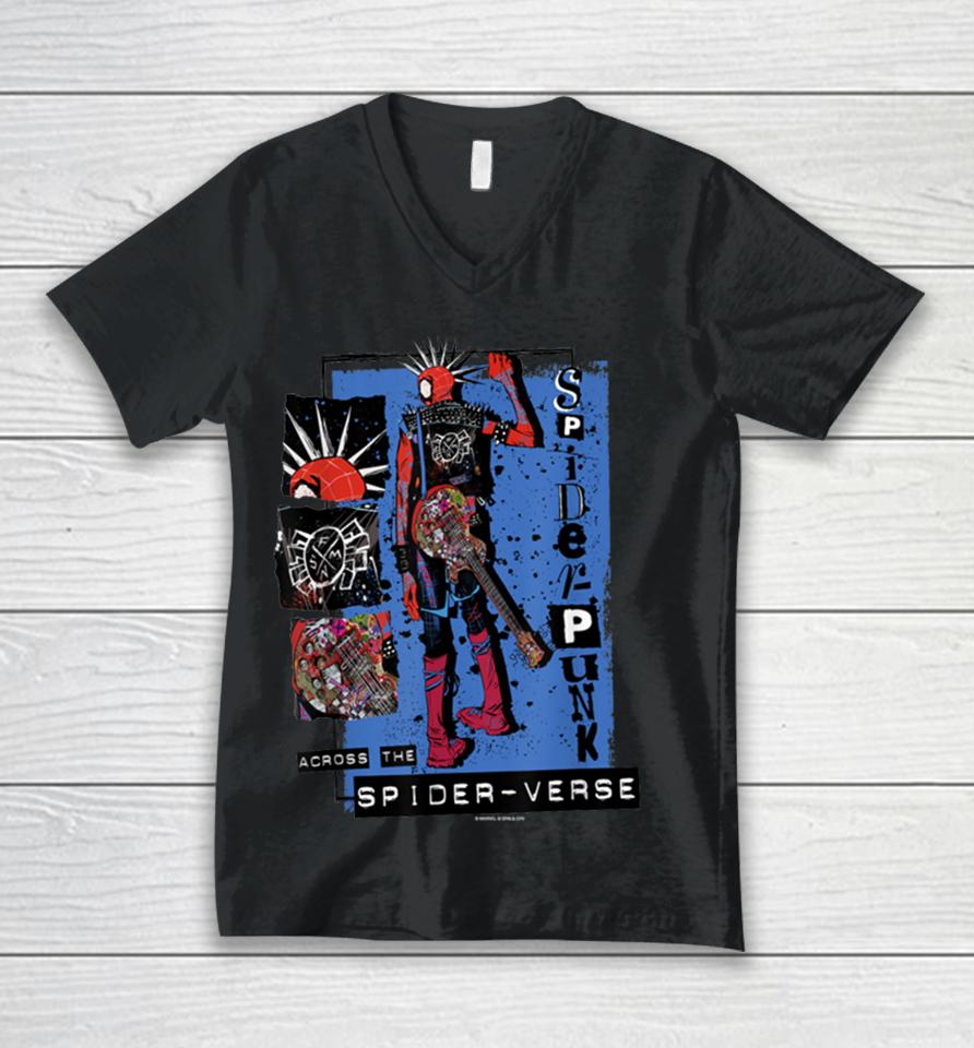 Marvel Spider Man Across The Spider Verse Punk Power Girls Unisex V-Neck T-Shirt