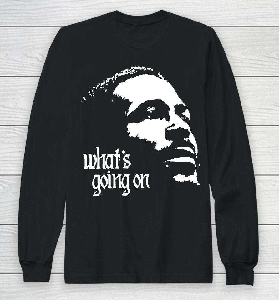 Marvin Gaye Shirt What's Going On Long Sleeve T-Shirt