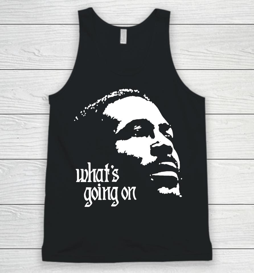 Marvin Gaye Shirt What's Going On Unisex Tank Top