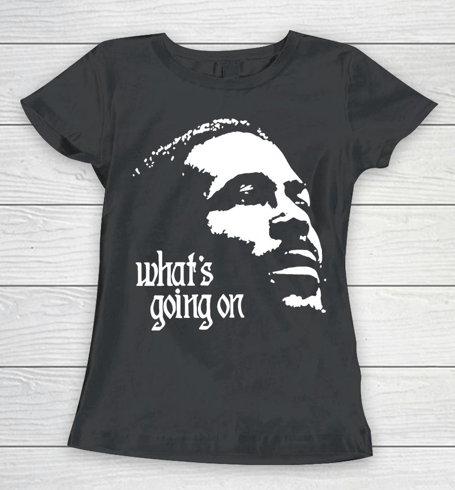 Marvin Gaye Shirt What's Going On Women T-Shirt