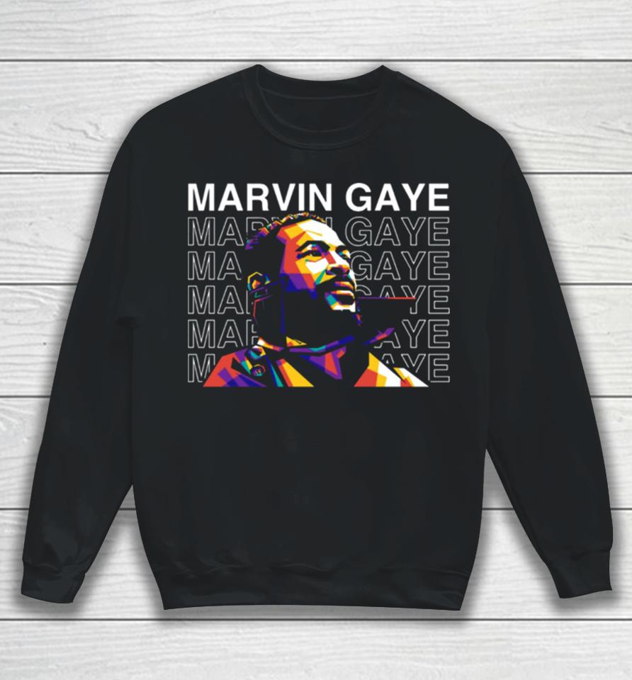 Marvin Gaye Wpap Pop Art Sweatshirt
