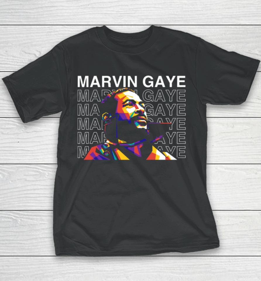 Marvin Gaye Wpap Pop Art Youth T-Shirt