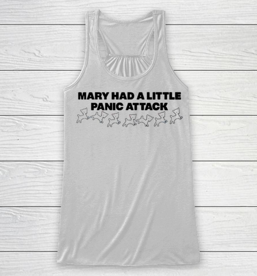 Mary Had A Little Panic Attack Racerback Tank