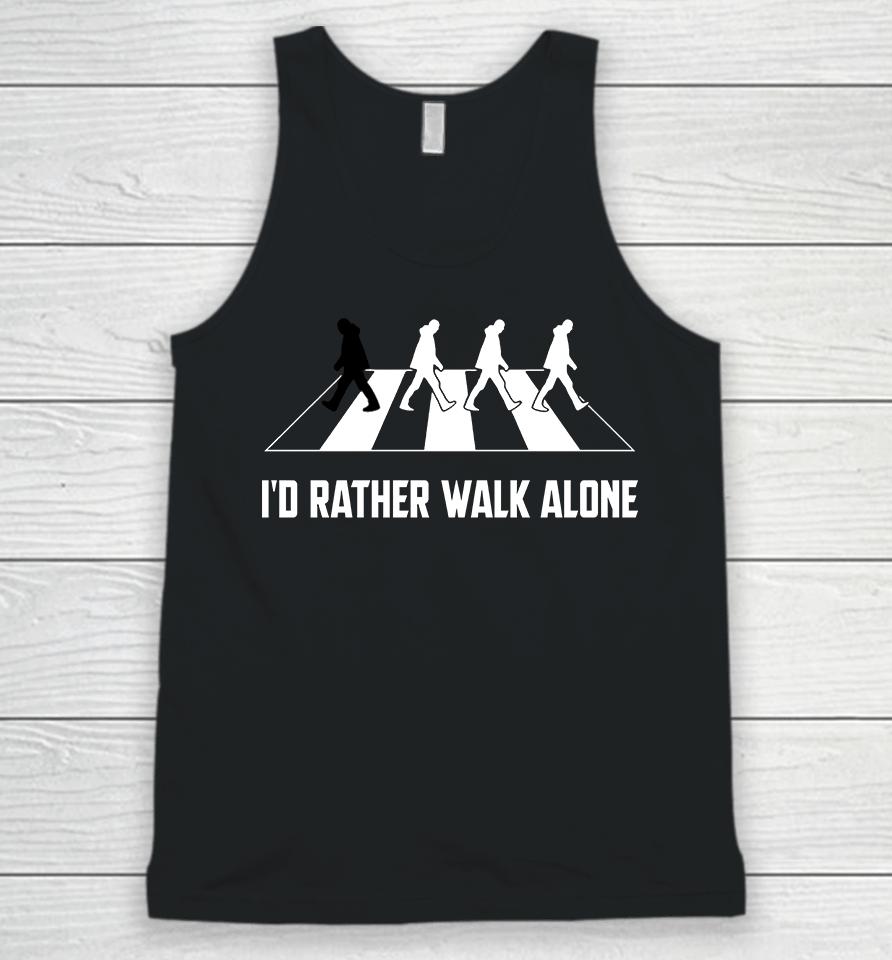 Mary I'd Rather Walk Alone Essential Unisex Tank Top