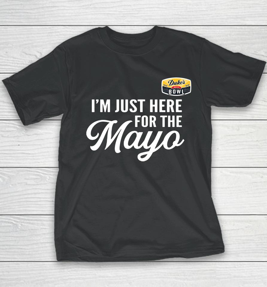Maryland Duke's Mayo Bowl I'm Just Here For The Mayo Youth T-Shirt