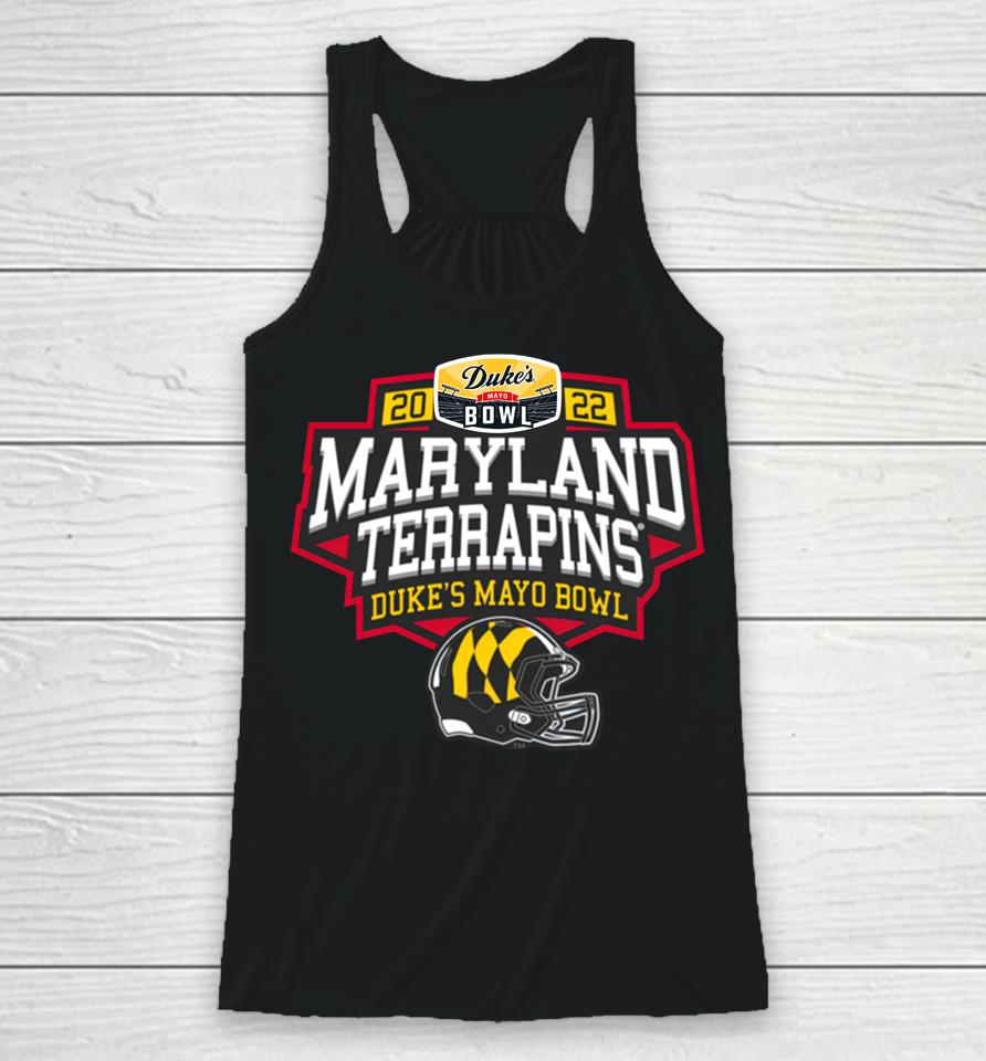 Maryland Terrapins 2022 Duke's Mayo Bowl Logo Racerback Tank