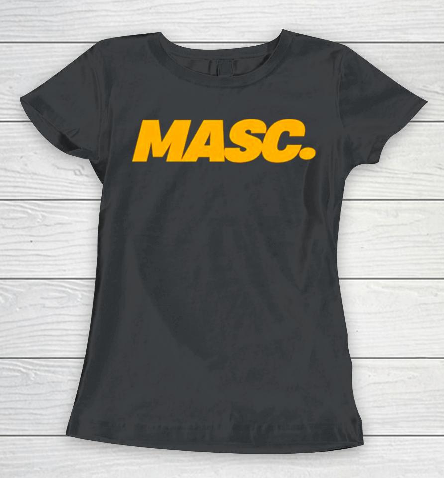 Masc Yellow Logo Women T-Shirt