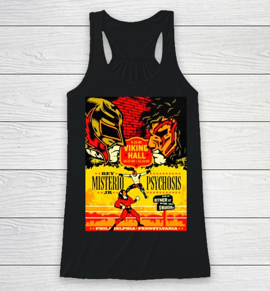 Masked Republic Psychosis Lucha Revolutionary To The Extreme Racerback Tank