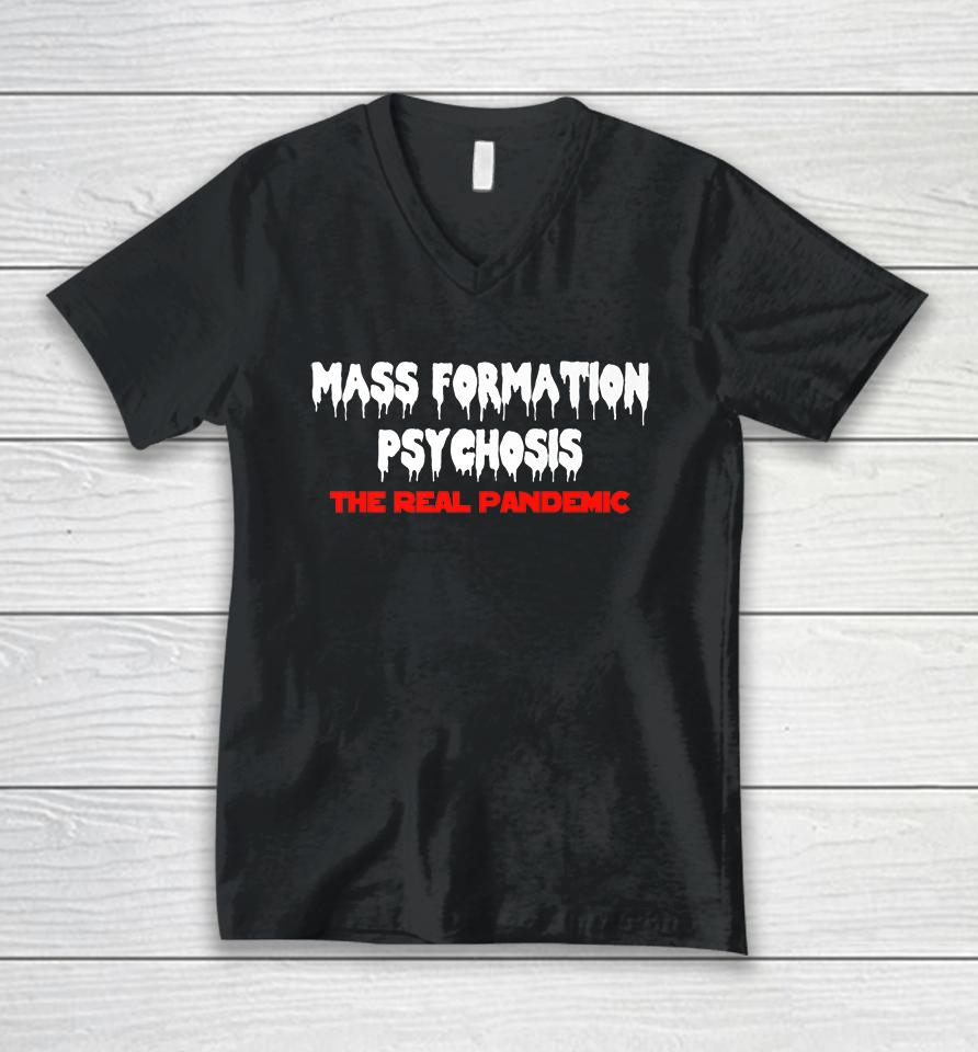 Mass Formation Psychosis Unisex V-Neck T-Shirt