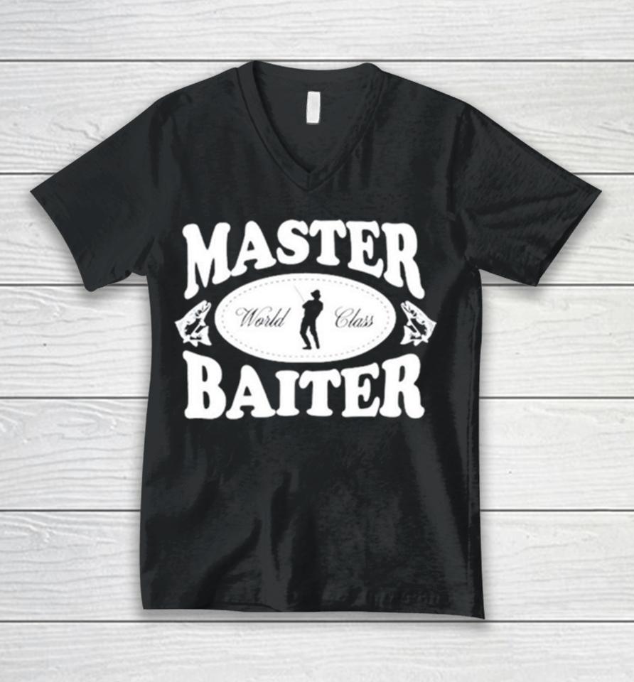 Master Baiter World Class Unisex V-Neck T-Shirt