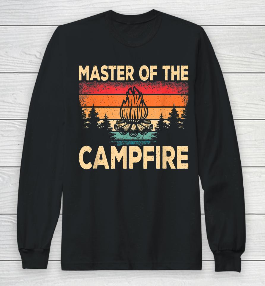 Master Of The Campfire Camper Outdoorlife Camping Long Sleeve T-Shirt