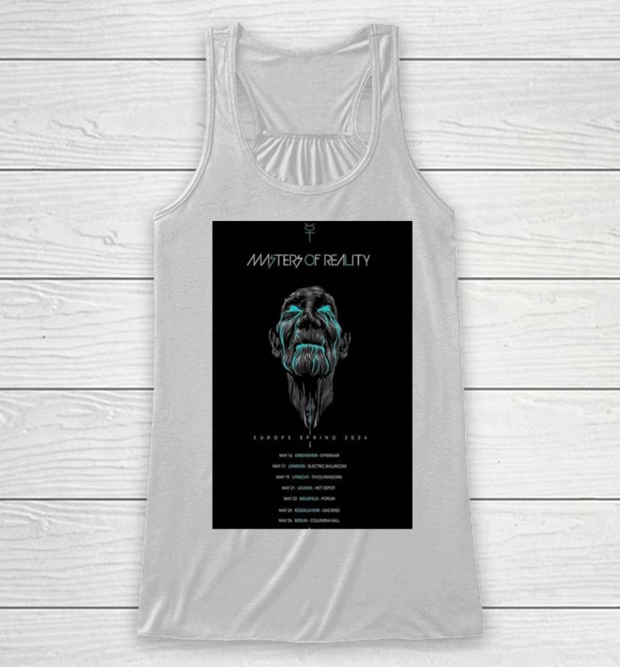 Masters Of Reality Europe Spring Tour 2024 Poster Racerback Tank