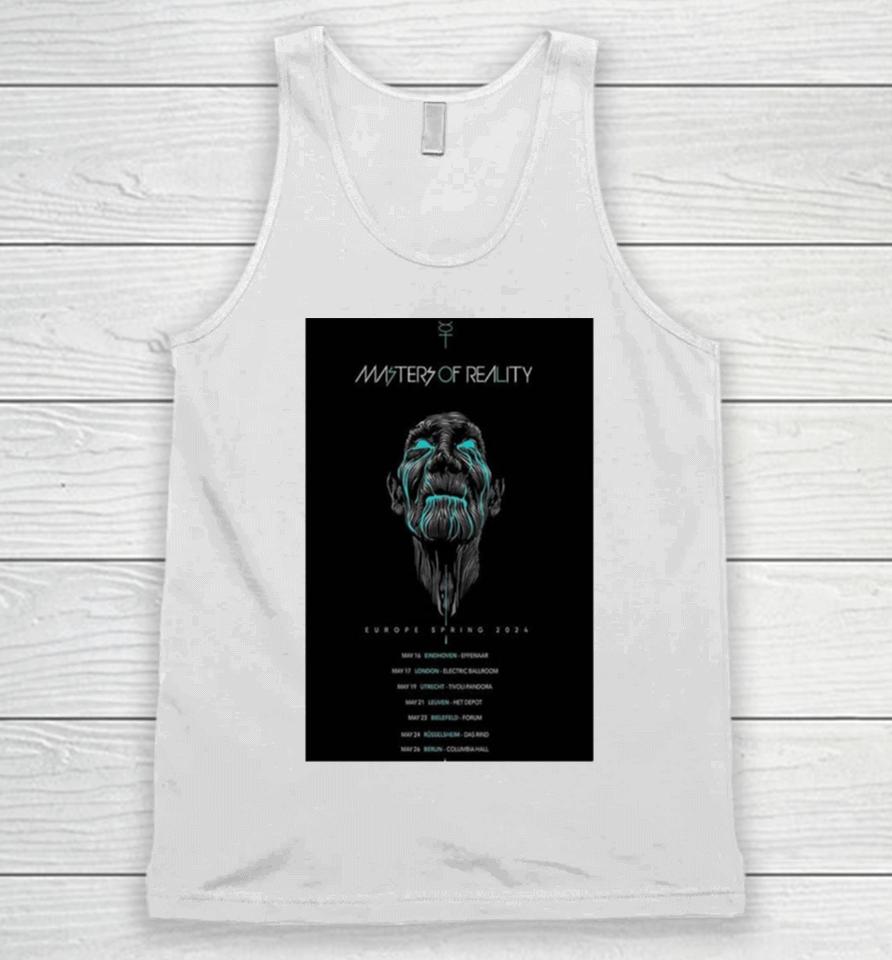 Masters Of Reality Europe Spring Tour 2024 Poster Unisex Tank Top