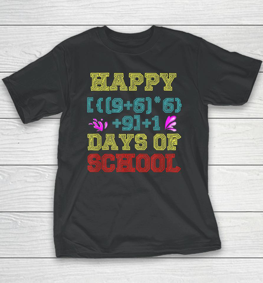 Math Formula 100 Days Of School Youth T-Shirt