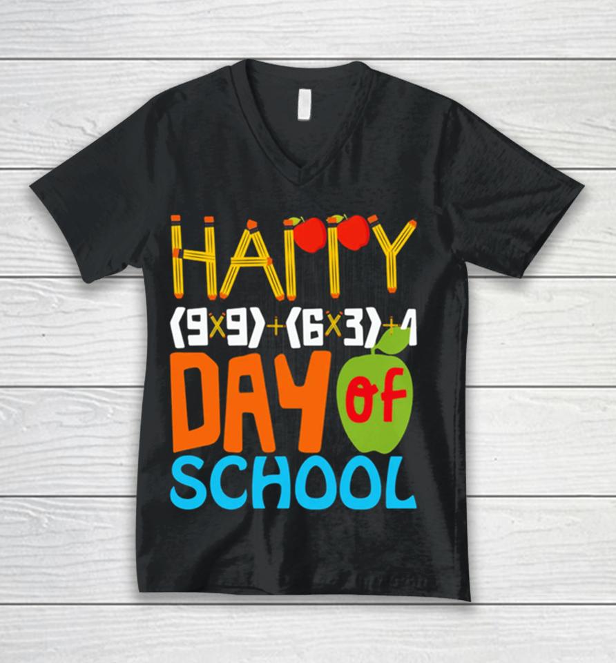 Math Formula 100 Days Of School Unisex V-Neck T-Shirt