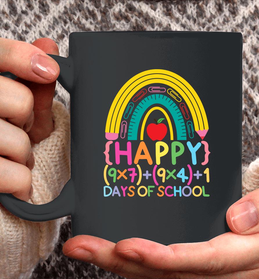 Math Formula Happy 100Th Day Of School Cute Rainbow For Kids Coffee Mug