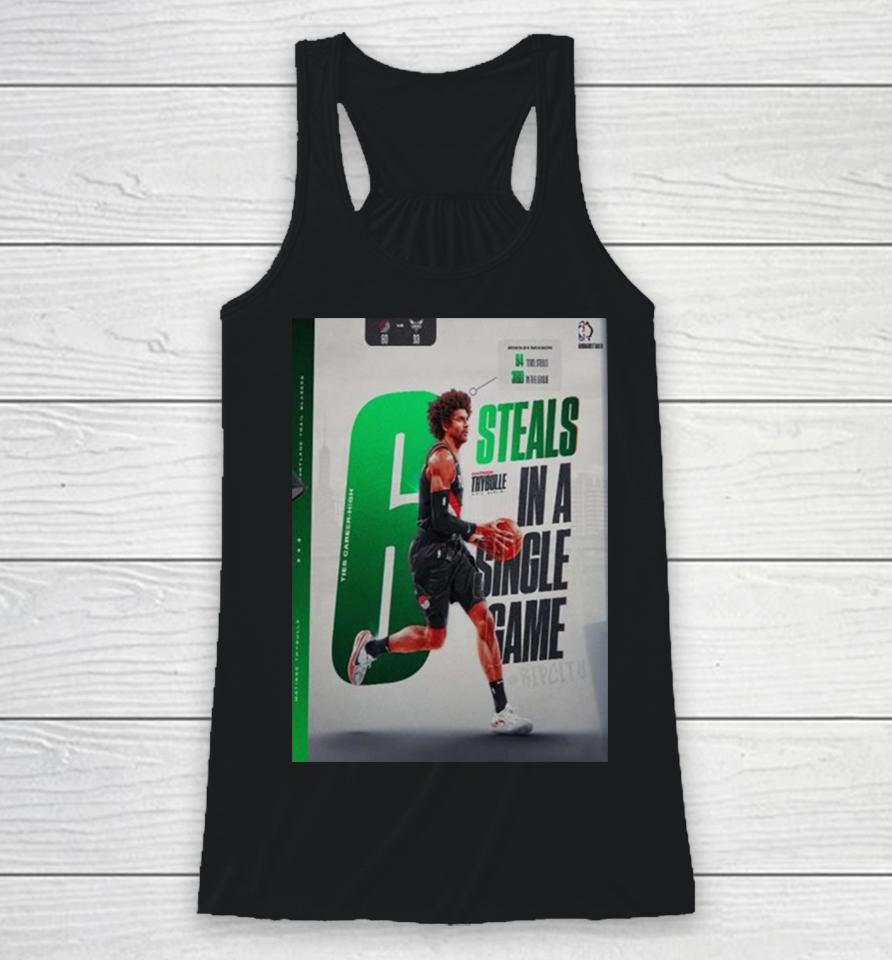 Mathief Thybulle From Portland Trail Blazers Ties Career High 6 Steals In A Single Game Racerback Tank