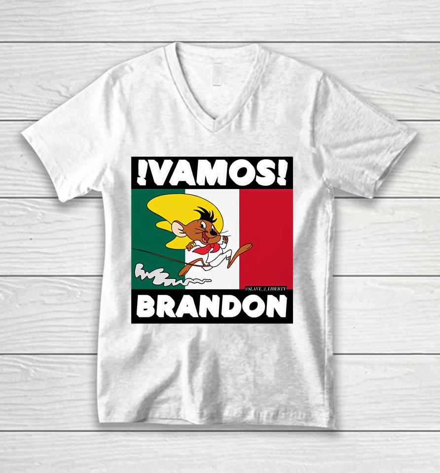 Matt Baker Vamos Brandon Unisex V-Neck T-Shirt