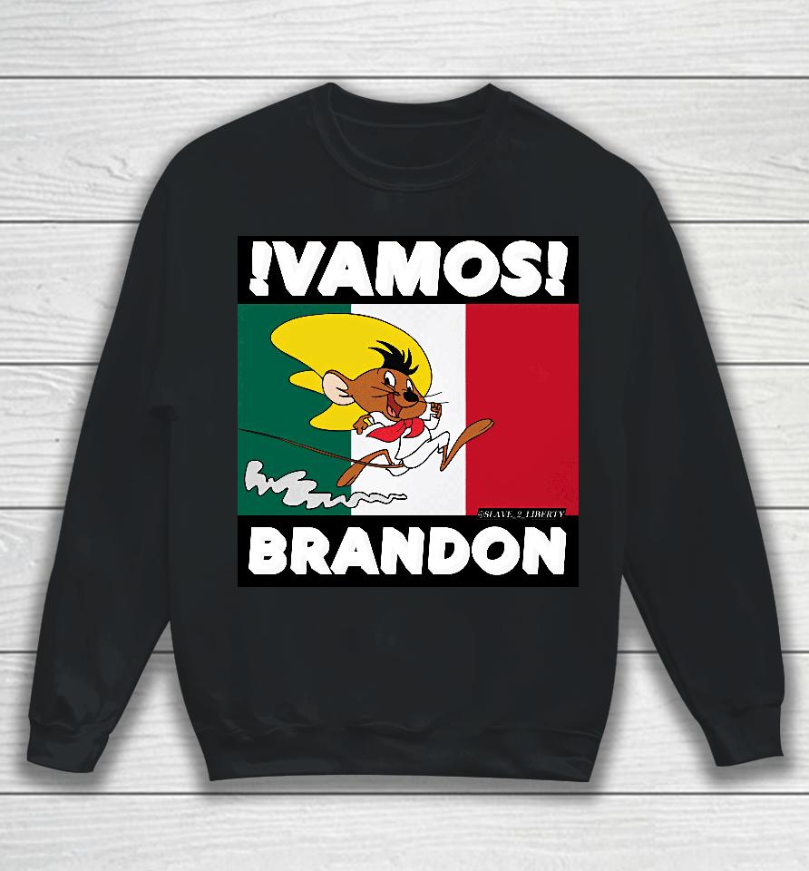 Matt Baker Wearing Vamos Brandon Bideninvasion Sweatshirt