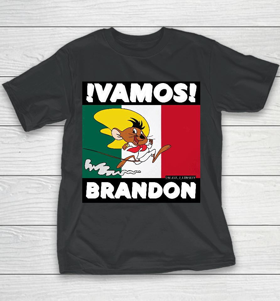 Matt Baker Wearing Vamos Brandon Bideninvasion Youth T-Shirt