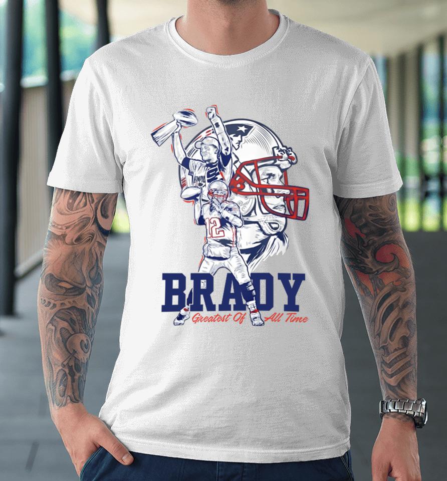 Matthew Slater Wearing Tom Brady Premium T-Shirt