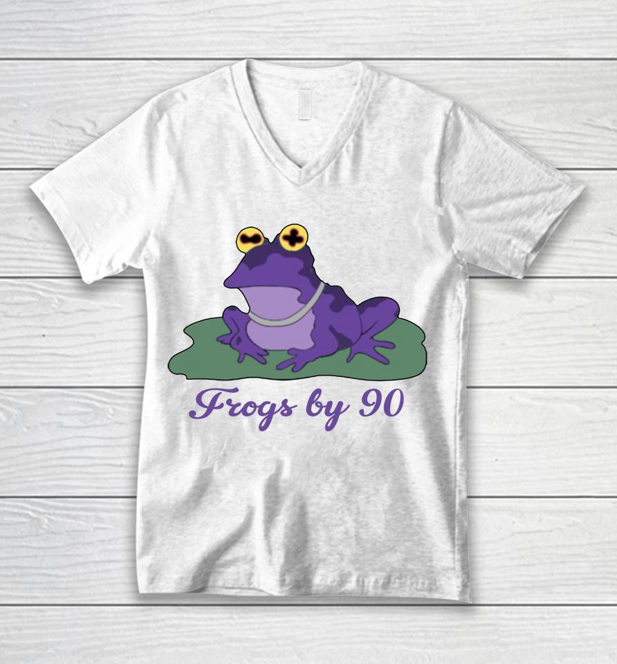 Max Duggan Hypnotoad Frogs By 90 Tcu Football Best Unisex V-Neck T-Shirt