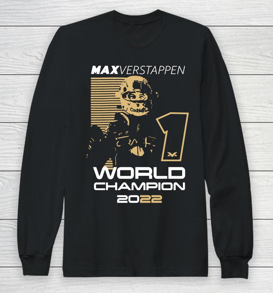 Max Verstappen World Champion 2022 Merch Long Sleeve T-Shirt