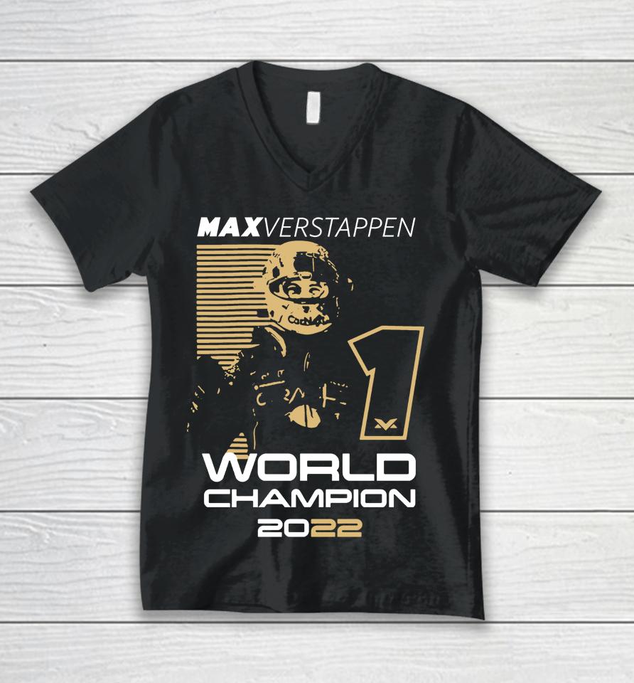 Max Verstappen World Champion 2022 Merch Unisex V-Neck T-Shirt