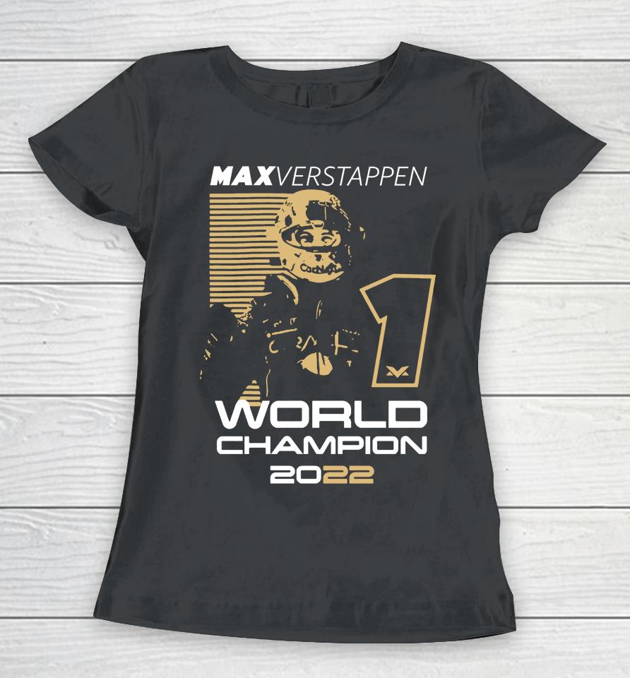 Max Verstappen World Champion 2022 Merch Women T-Shirt
