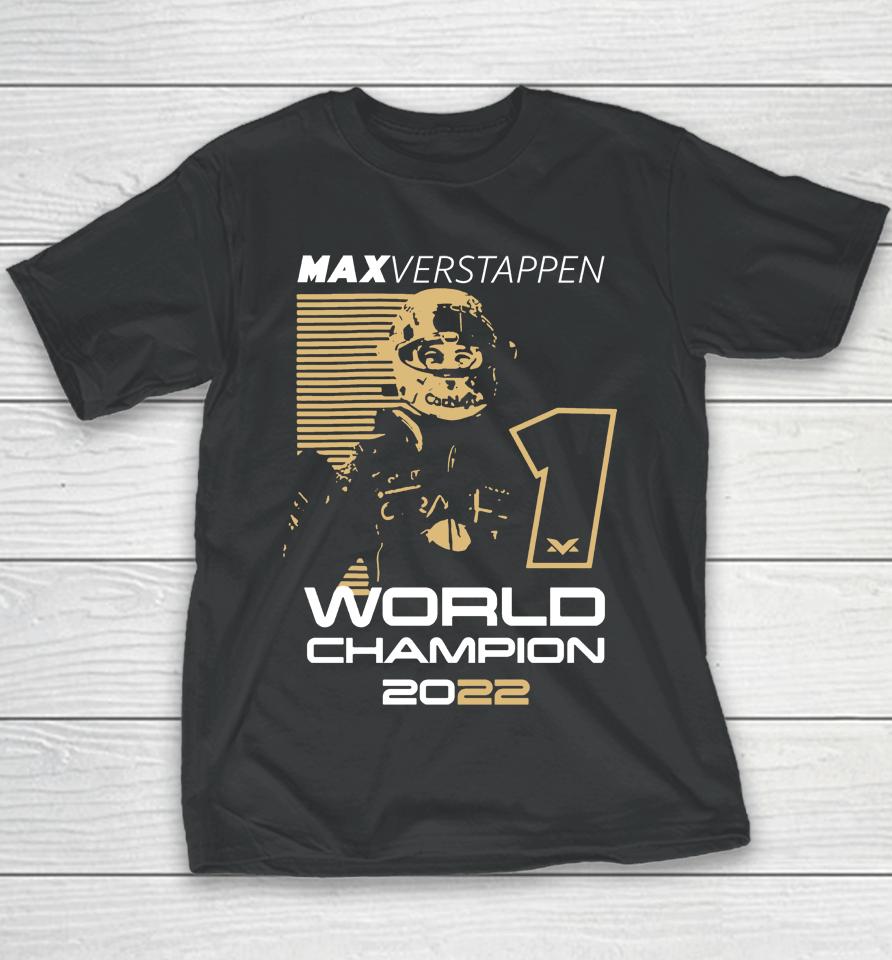 Max Verstappen World Champion 2022 Merch Youth T-Shirt