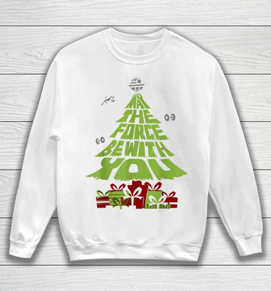 May The Force Be With You Christmas Tree Sweatshirt