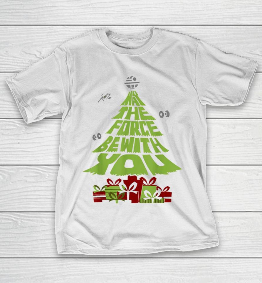 May The Force Be With You Christmas Tree T-Shirt