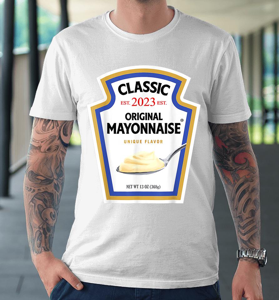 Mayonnaise Diy Halloween Costume Matching Group Couple Mayo Premium T-Shirt