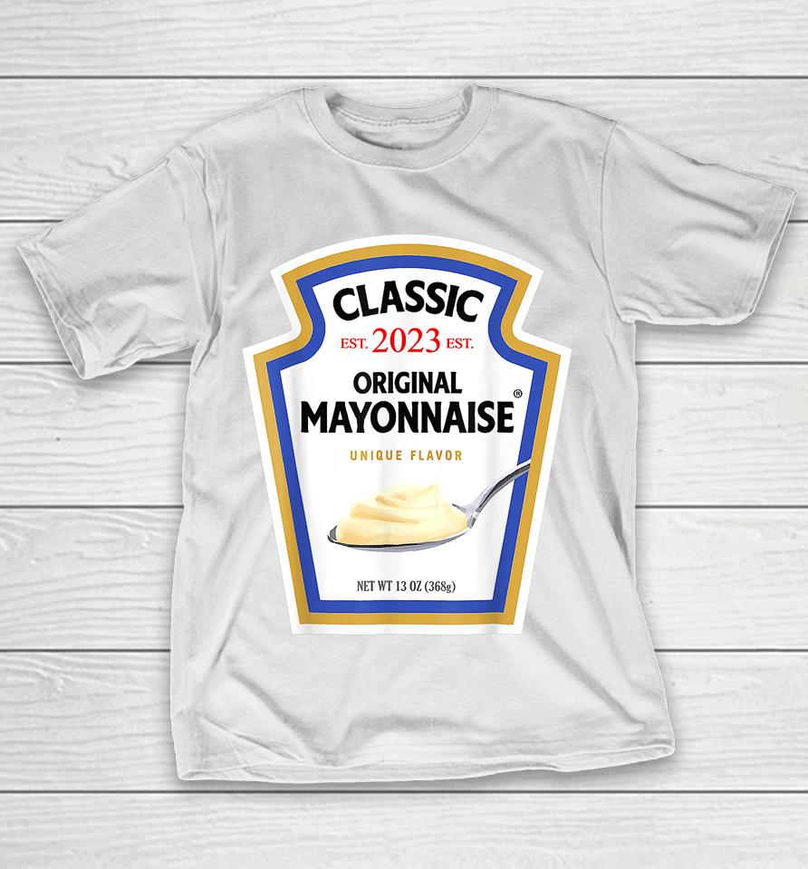 Mayonnaise Diy Halloween Costume Matching Group Couple Mayo T-Shirt