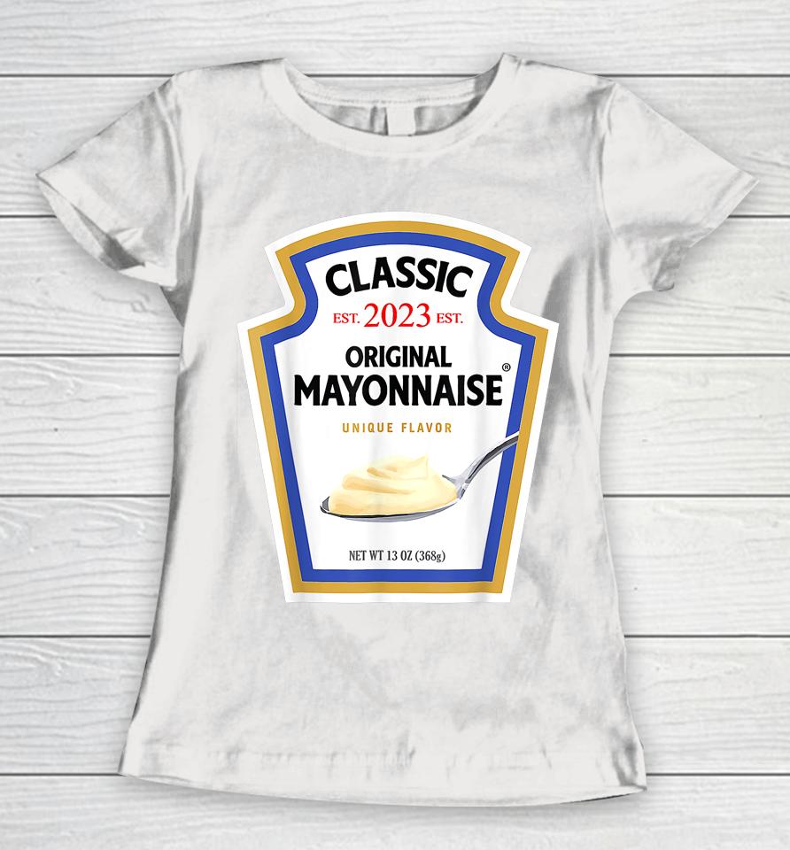 Mayonnaise Diy Halloween Costume Matching Group Couple Mayo Women T-Shirt