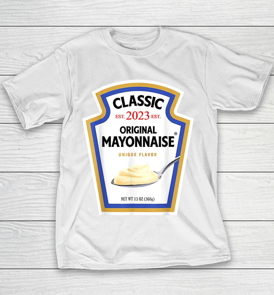 Mayonnaise Diy Halloween Costume Matching Group Couple Mayo Youth T-Shirt