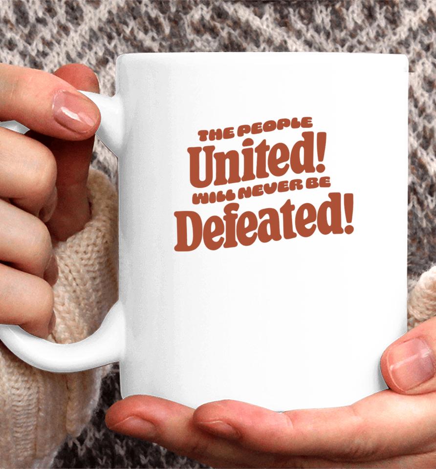 Mayor Andre Dickless The People United Will Never Be Defeated Coffee Mug