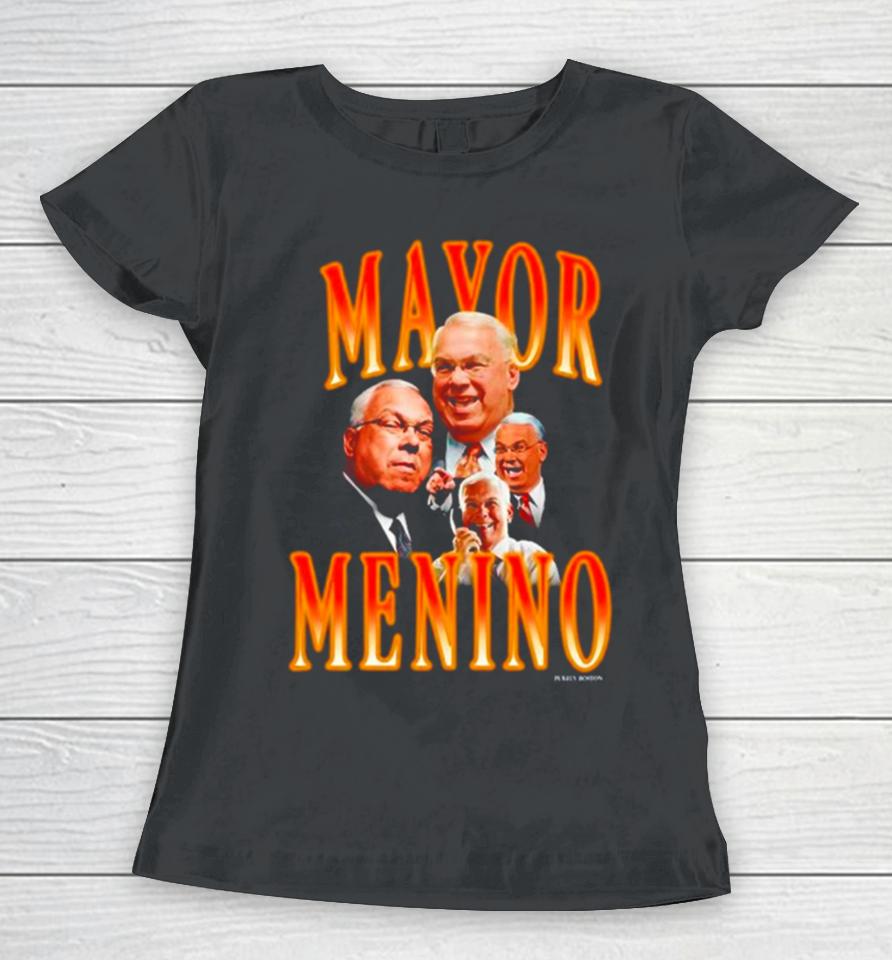 Mayor Menino Women T-Shirt