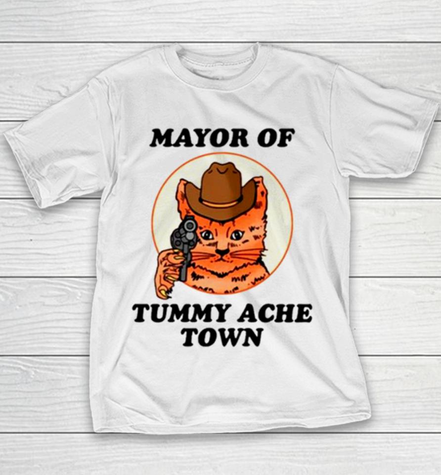 Mayor Of Tummy Ache Town Youth T-Shirt